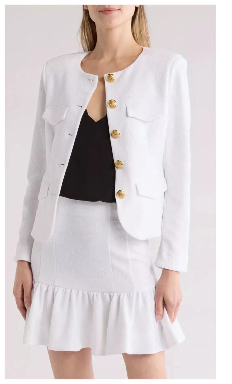 NEW Veronica Beard Kensington Knit Jacket Size Large